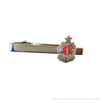 Customs Logo Cufflinks And Tie Clips With Brass Material